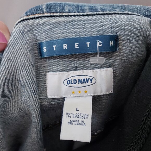 Old Navy Denim Jacket. Women's Large - Picture 2 of 2